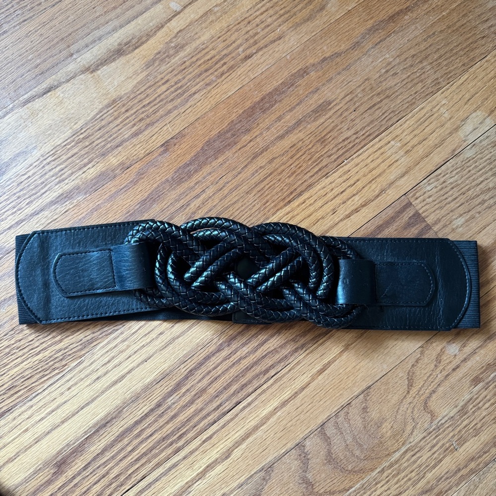 Black Braided Belt